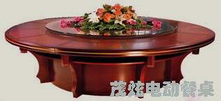 酒店實(shí)木電動(dòng)餐桌圖片價(jià)格