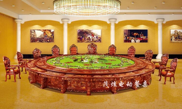 電動餐桌效果圖